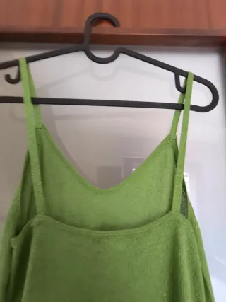 Vestido largo punto fino verano multicolor