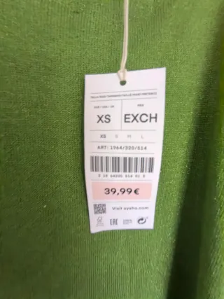 Vestido largo punto fino verano multicolor