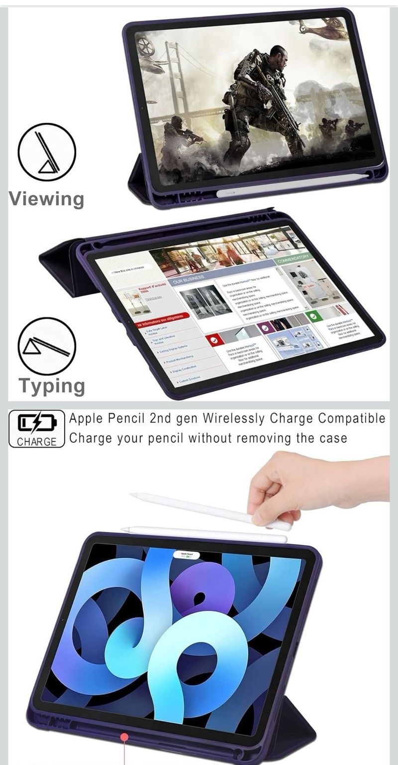 Funda iPad Air 6ª Gen con Porta Lápiz afbeelding 3