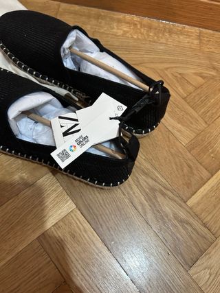 Alpargatas Zara Tejido Punto Talla 42