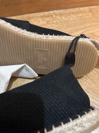 Alpargatas Zara Tejido Punto Talla 42