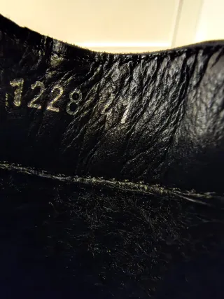 Scarpe stivaletto Beatles Chelesea pelle nero 41