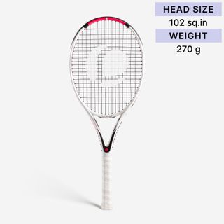 Raqueta de tenis adulto Artengo TR160 GRAPH blanco