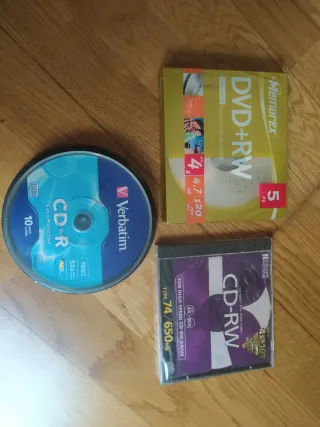 Lote CD-R, CD-RW y DVD+RW