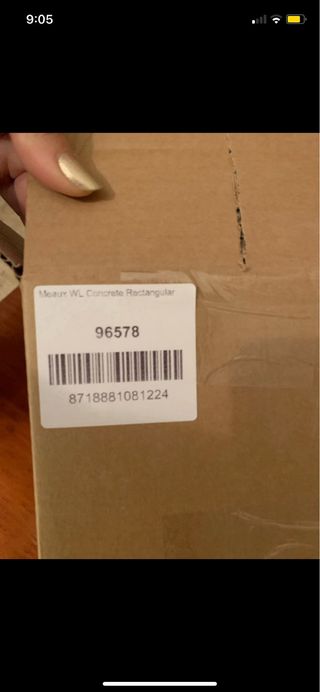 Lámpara/Aplique Hormigón Gris