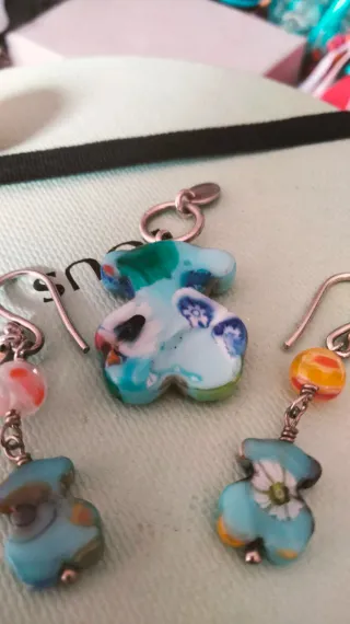 Conjunto Tous Murano y Plata