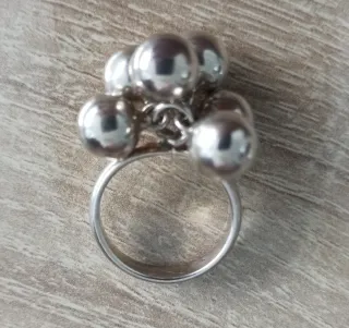 Anillo Plata 6 Bolas