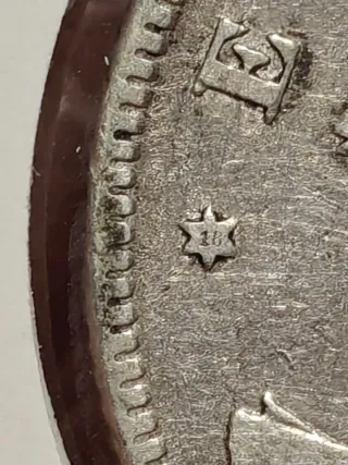 2 Pesetas España 1870 plata