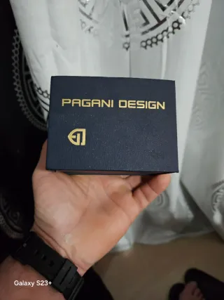 Caja de reloj Pagani Design azul