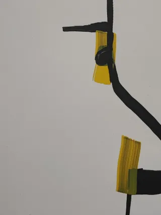 Original cartel de Isidro Ferrer pintado a mano.