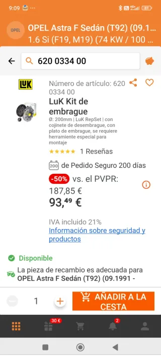 Kit Embrague LUK RepSet Schaeffler 620033400