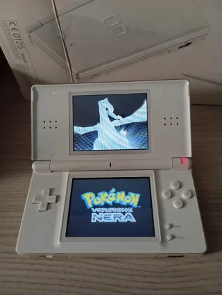 Nintendo DS Lite Bianco con Scatola e Libretti