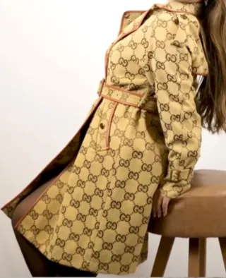 Gabardina Gucci Beige Talla M/L