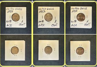 Lotto 15 Monete USA "Wheat Penny" (1 Cent Lincoln)