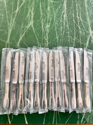 Christofle Cluny Lotto 12 Coltelli da Frutta/ Entr