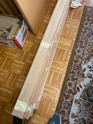 6 Puertas Madera y suelo a juego