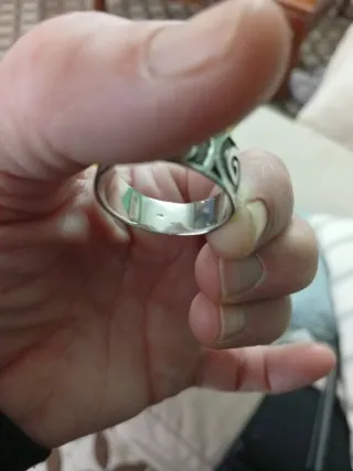 Anillo Plata Caballero Talla 28