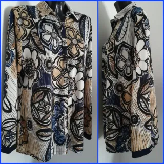 Camicia Jennifer Close Italy 2XL  floreale nuovo