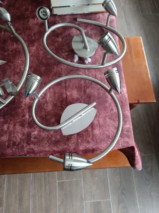 Lámparas de Halógeno Metálicas Plateadas