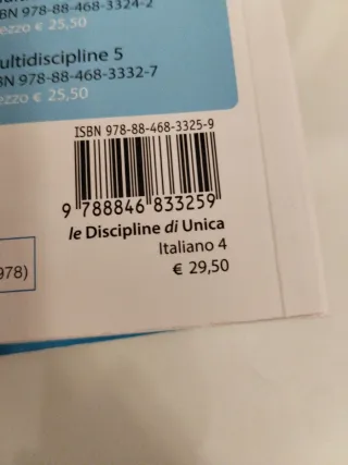 Le discipline di Unica. Italiano. Per la 4ª cla...