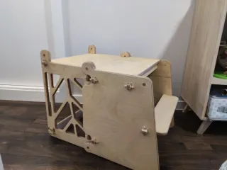 Torre aprendizaje + pupitre madera