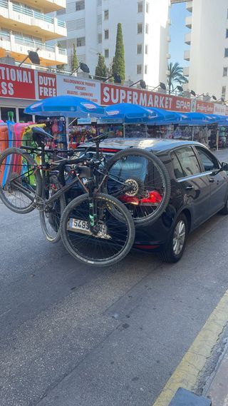Portabicicletas Thule 3 bicis ClipOn. Perf estado