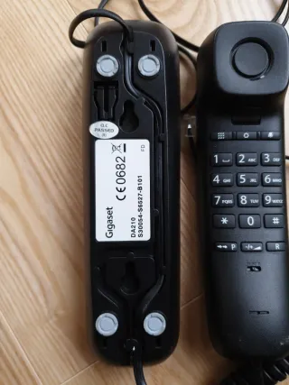 Teléfono Gigaset DA 210 Negro