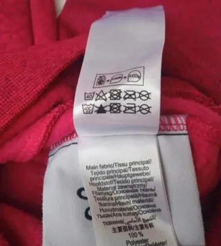 Felpa tecnica Quechua rossa taglia XS/S