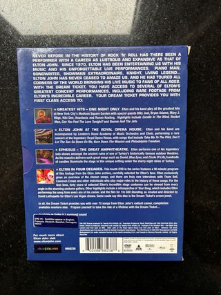 Elton John Dream Ticket 4 DVDs