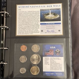 Libro Racc. Monete Mondo + 61 Monete