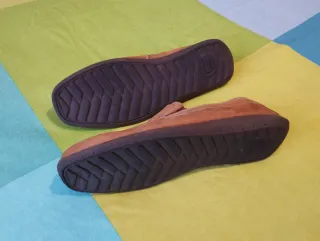 Mocasines de ante marrón