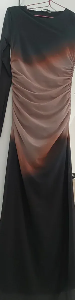 Vestido largo con degradado