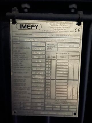 Transformador Media Tensión 160 KVA