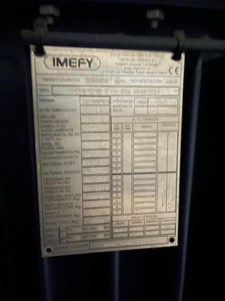 Transformador Media Tensión 160 KVA