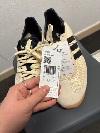 Zapatillas Adidas SL 72 OG W Beige/Negro