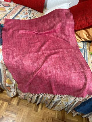 Sciarpa donna rosa e rosso