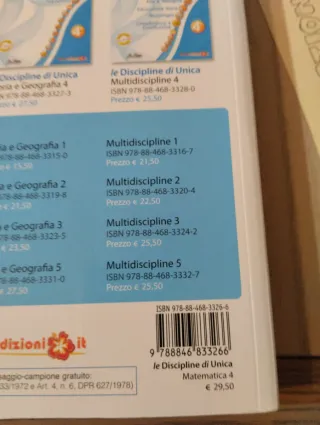 Le discipline di Unica. Matematica. Per la 4a c...