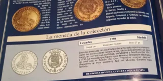 Moneda de 8 escudos 1750 Madrid