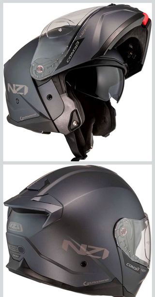 Casco Moto NZI Combi 3 Duo Antracita T-M