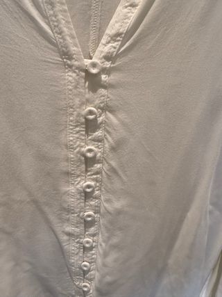 Camisa Zara Mujer Talla M, blanca