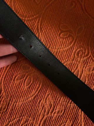 Cintura YSL Nera con Fibbia Oro