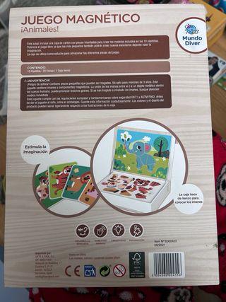 Juego Magnético Animales Mundo Diver 81 Piezas