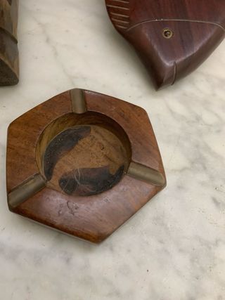 Lotto oggetti in legno