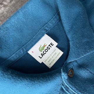 Lacoste Blue Classic Slim Fit Polo Vintage 00’s