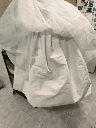 Cancán Fallera 90cm Blanco.