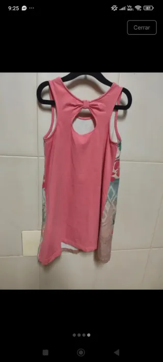 Vestido niña estampado frutas y flores