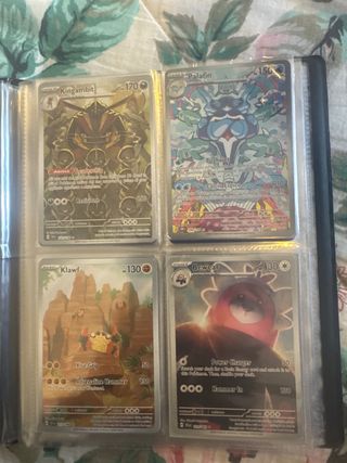 Lotto carte Pokemon Kingambit Palafin Klawf Bewear