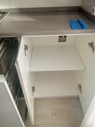 Muebles cocina con placa gas