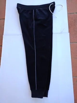 Pantaloni tuta Nike velour neri tg L