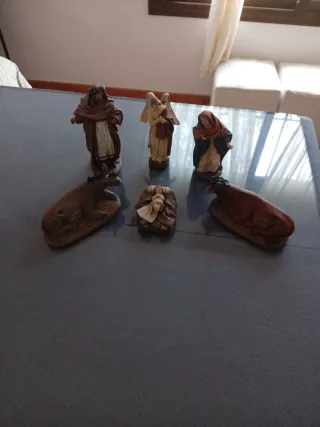 Belén artesano murciano tela encolada